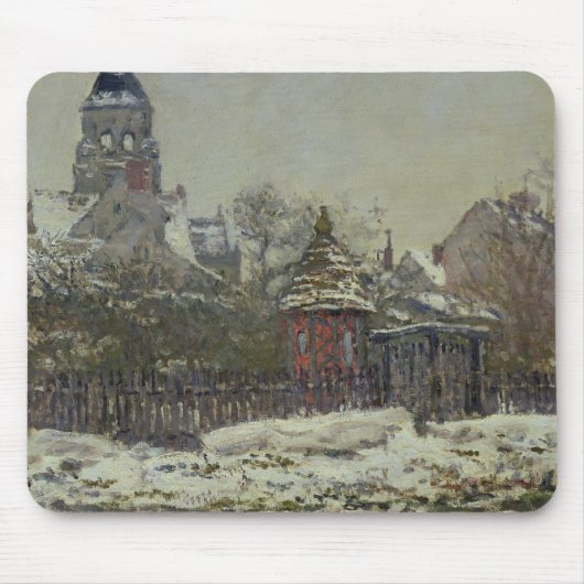 De kerk van Vetheuil, 1879 Muismat (Voorkant)