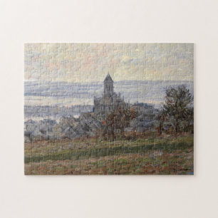 De kerk van Vetheuil Monet Fine Art Legpuzzel