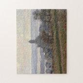 De kerk van Vetheuil Monet Fine Art Legpuzzel (Verticaal)