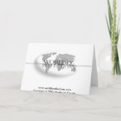 De Kerk van Yosemite in sneeuw Feestdagen Kaart (Achterkant)