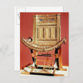 De kerkelijke troon van de farao briefkaart (Voorkant / Achterkant)