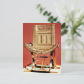 De kerkelijke troon van de farao briefkaart (Staand voorkant)