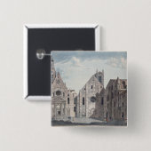 De kerken vierkante button 5,1 cm (Voorkant /achterkant)
