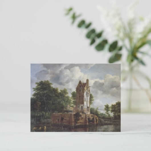 De kerktoren briefkaart (Staand voorkant)