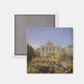 De Kermesse in Saint-Omer in 1846 Magneet (Voorkant / Achterkant)