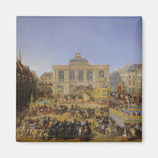 De Kermesse in Saint-Omer in 1846 Magneet (Voorkant)