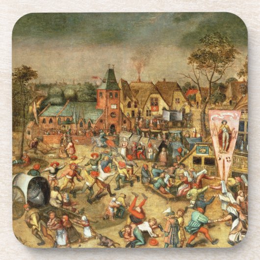 De Kermesse van de Feast van St. George Drankjes Onderzetter (Voorkant)