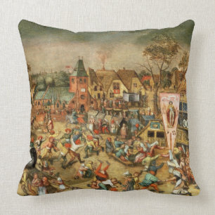 De Kermesse van de Feast van St. George Kussen
