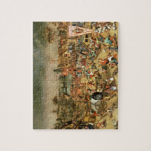 De Kermesse van de Feast van St. George Legpuzzel (Verticaal)