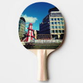 De kermis, het stadscentrum tafeltennisbatje (Achterkant)