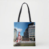De kermis, het stadscentrum tote bag (Voorkant)