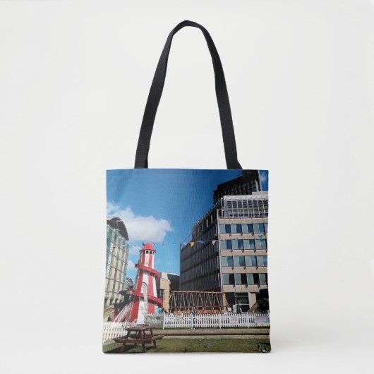 De kermis, het stadscentrum tote bag (Voorkant)