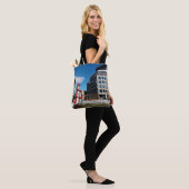 De kermis, het stadscentrum tote bag (Op model)
