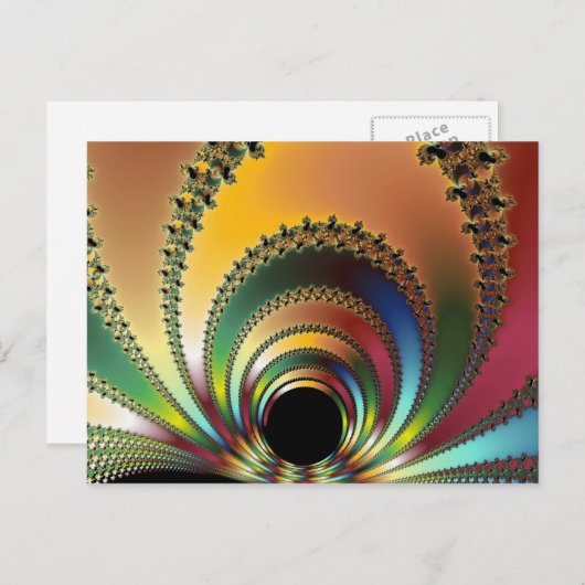 De kern - Fractal Briefkaart (Voorkant / Achterkant)