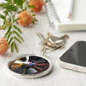 De kern van de Hustle | Kantoor Essentials Keychai Sleutelhanger (Zijkant)