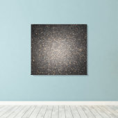 De kern van de wereldwijde cluster Omega Centauri Canvas Afdruk (Insitu (Houten vloer))