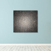 De kern van de wereldwijde cluster Omega Centauri Canvas Afdruk (Insitu (Houten vloer))