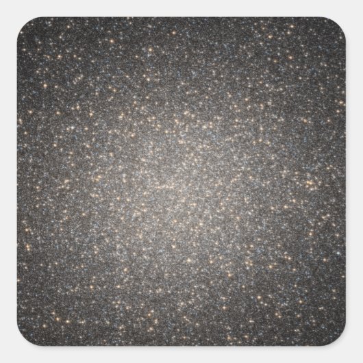 De kern van de wereldwijde cluster Omega Centauri Vierkante Sticker (Voorkant)