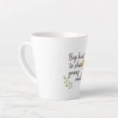 De kern van lesgeven latte mok (Linkerhoek)