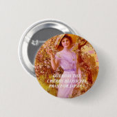 DE KERNBLOSSOMS.. RONDE BUTTON 5,7 CM (Voorkant /achterkant)