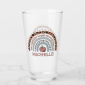 De kernwaarden van de leerkracht Rainbow Glas (Achterkant)