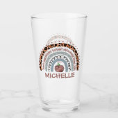 De kernwaarden van de leerkracht Rainbow Glas (Voorkant)