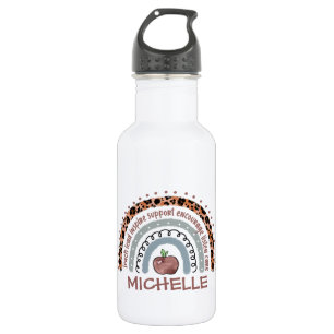 De kernwaarden van de leerkracht Rainbow Waterfles