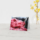 De kers Bevroren Kaart van de Nota van de Yoghurt (Gele Bloem)
