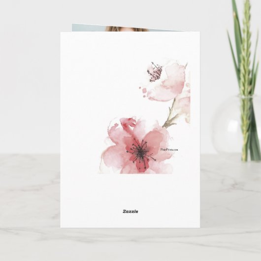 De kers komt de Kaart van het Moederdag van de (Achterkant)