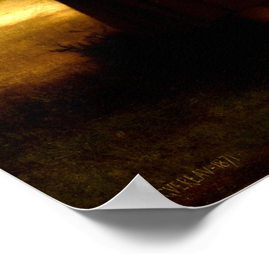 De kersenplukker William Adolphe Bouguereau 1871 Poster (Hoek)