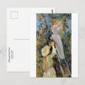 De kersenplukster van Berthe Morisot briefkaart (Voorkant / Achterkant)