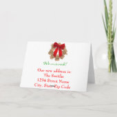 De kerst bewegende Kaart (Achterkant)