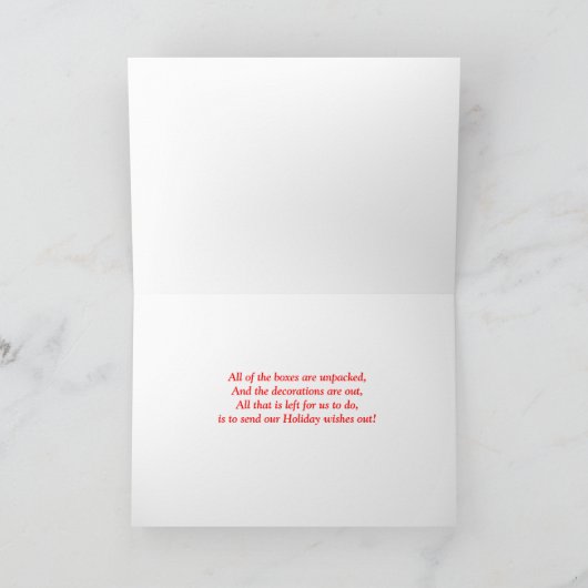 De kerst bewegende Kaart (Binnen)