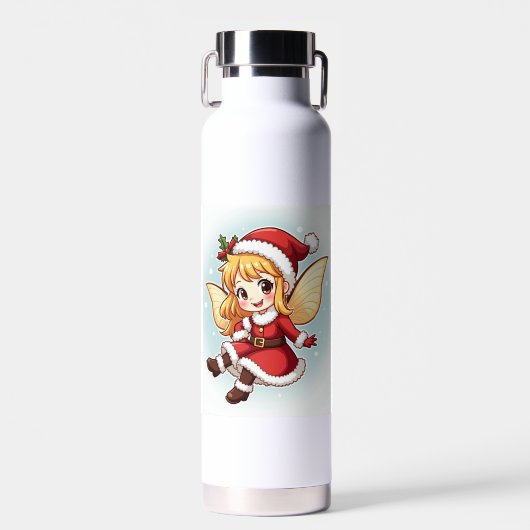 De kerst fee waterflessen waterfles (Voorkant)