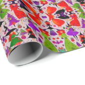 De Kerst Heks 6 Design Wrapping Papier (Rol Hoek)