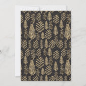 De Kerst laat de Kok het Vrijgezellenfeest van de  Kaart (Achterkant)