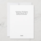 De kerst-Magie Feestdagenkaart (Achterkant)