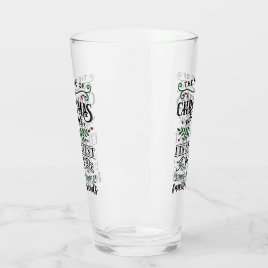 De kerst-Magie Glas (Links)