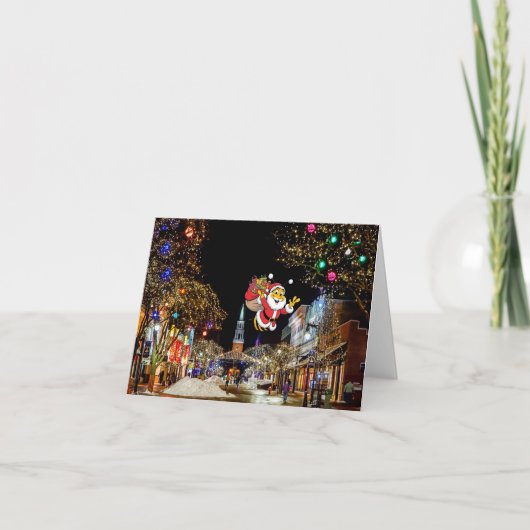 De kerst-Magie Kaart (Voorkant)