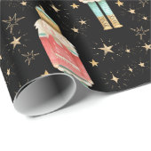 De kerst notenkraker gouden Sterrennacht Cadeaupapier (Rol Hoek)