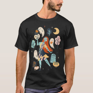 De kerst Sally Ghost Halloween T-shirt