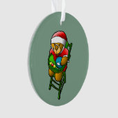 De kerst-teddybeer ornament (voorkant)