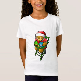 De kerst-teddybeer t-shirt