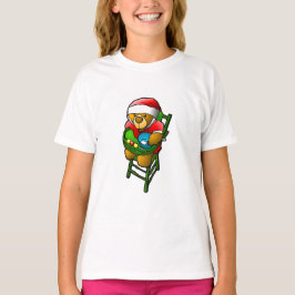 De kerst-teddybeer t-shirt