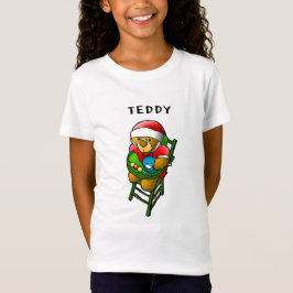 De kerst-teddybeer t-shirt