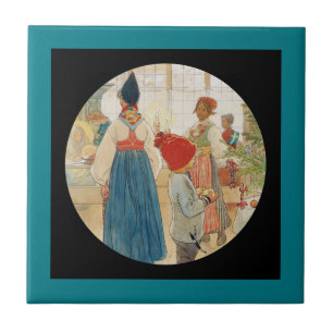 De kerst-tijd opnieuw tegeltje