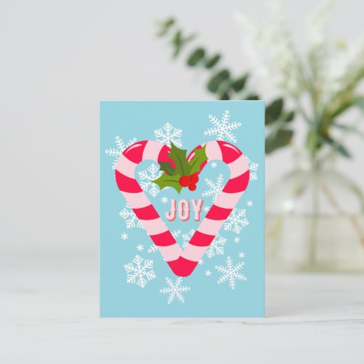 De KERST van de Feestdagen Ansichtkaart (Staand voorkant)