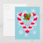 De KERST van de Feestdagen Ansichtkaart (Voorkant / Achterkant)