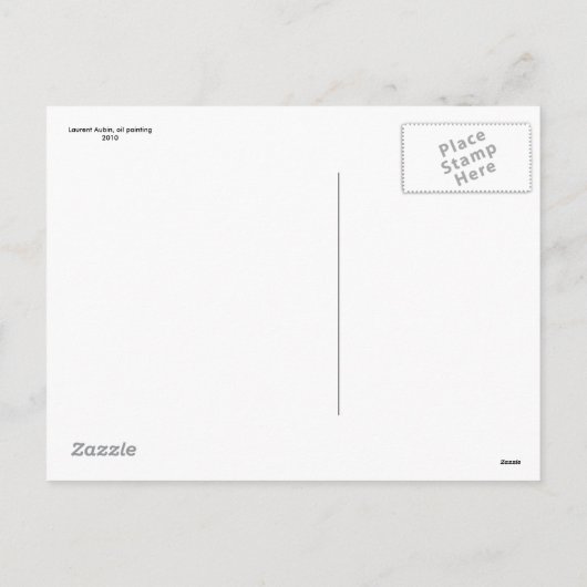 De kerst van het regentschap, feestdagenkaart (Achterkant)