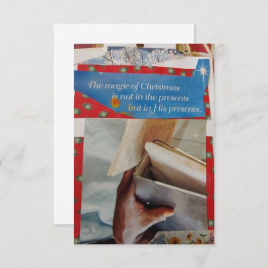 De kerstaikaart kaart (Voorkant / Achterkant)